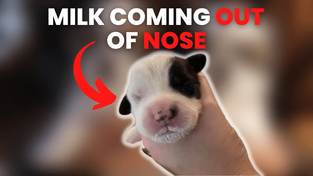 Why Is Milk Coming Out Of Puppy’s Nose When Nursing?